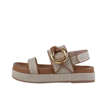 COCCINELLE Carmy One Strap Sandals 3cm Women's Gray