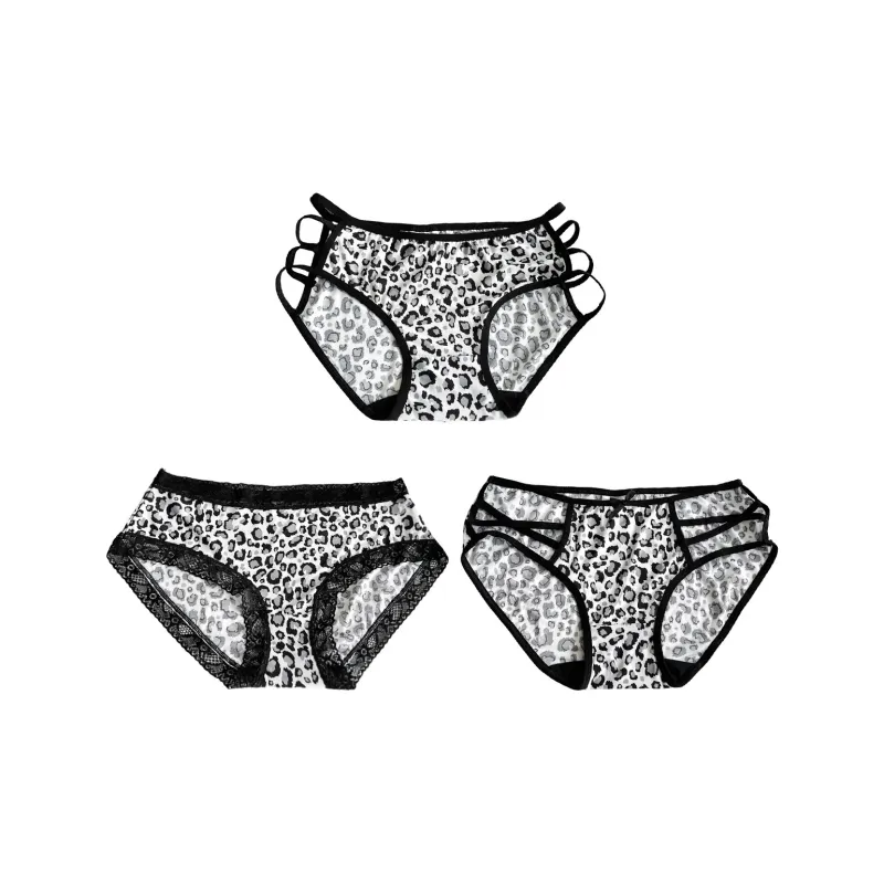 Flowers In Water Underpants Women's 3 Pack-0
