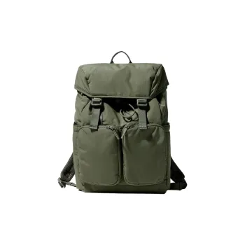 UNIQLO Nylon Backpack Unisex Olive Green