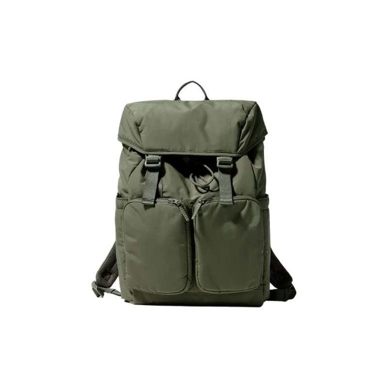 UNIQLO Nylon Backpack Unisex Olive Green-0