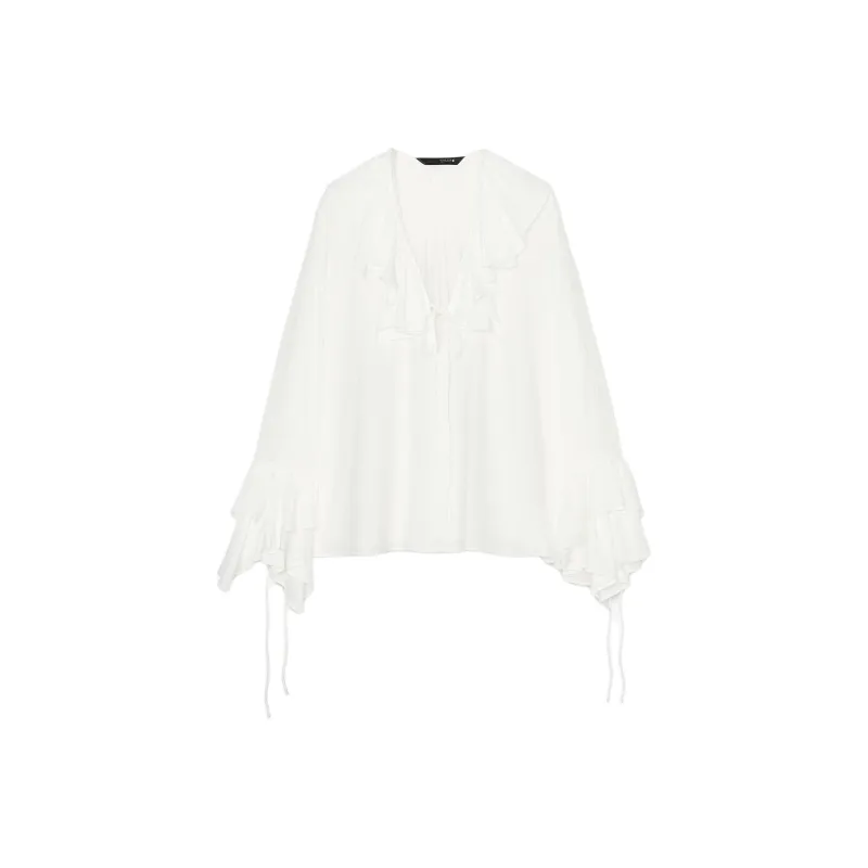 ZARA ZW Series Shirts Women's White-0