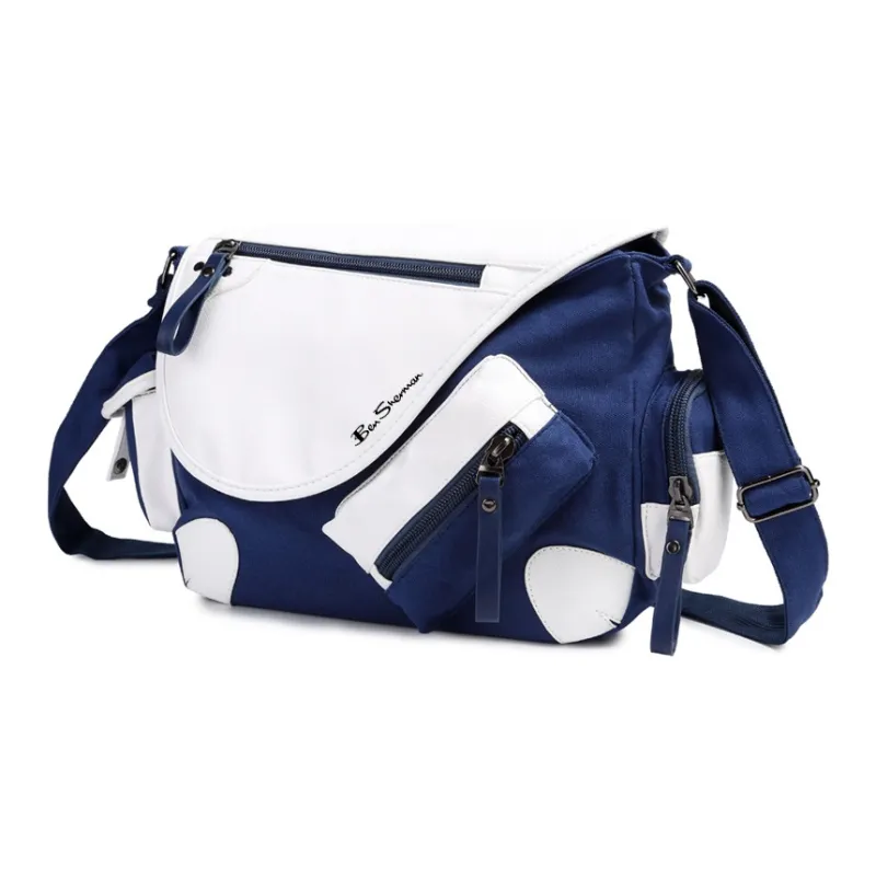 BEN SHERMAN Canvas Bag, Crossbody Bag, Shoulder Bag Unisex Multicolor-1