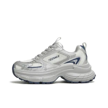 Teenmix Low Top Chunky Sneakers Women's Silver