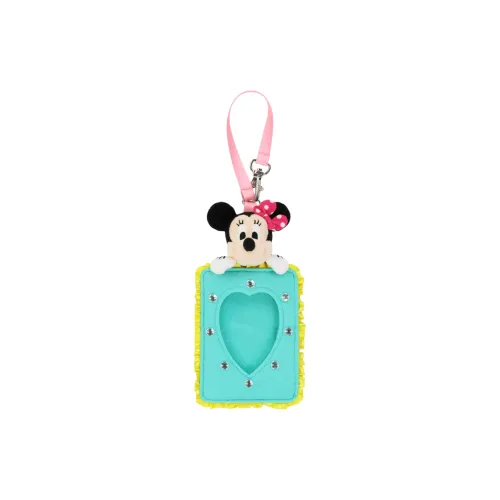 Disney Minnie Series Polyester Card Holder Women's Green & Yellow