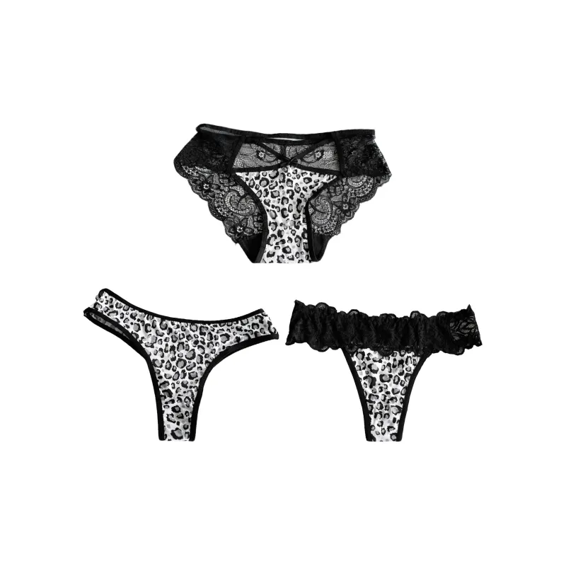 Flowers In Water Underpants Women's 3 Pack-0