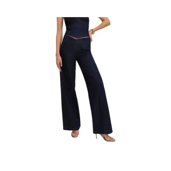 REFORMATION Arana Stretch Low Rise Trouser Wide Leg Jeans Women's