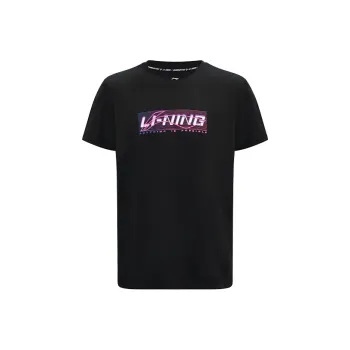 LiNing Badminton Series T Shirt Unisex Black