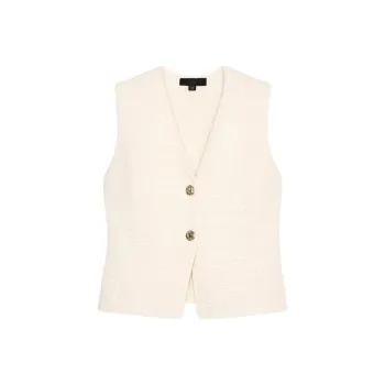 ZARA Vests Women's White