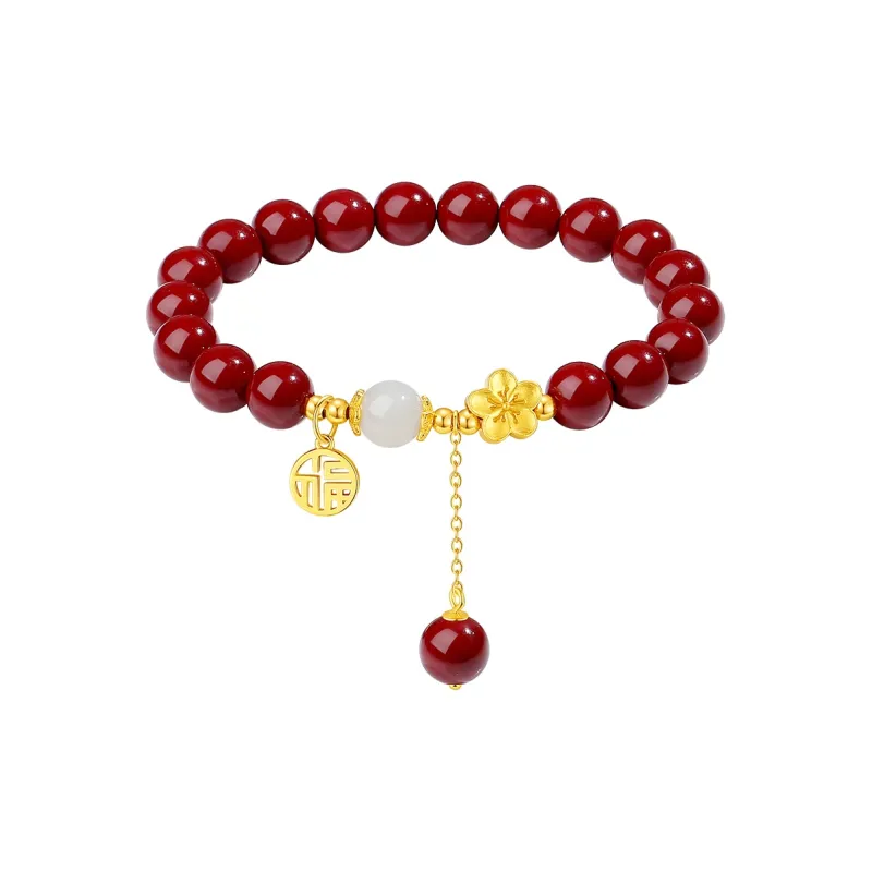 Fu Ru Ji Hetian Jade Bracelets Pale Greenish White Jade Women's-0