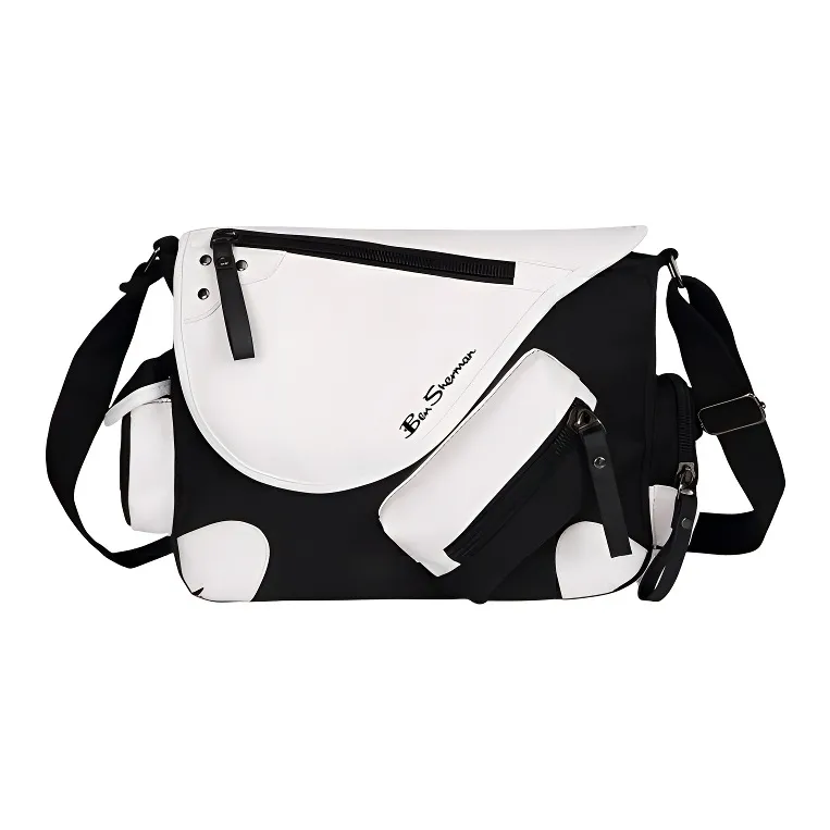 BEN SHERMAN Canvas Bag, Crossbody Bag, Shoulder Bag Unisex Multicolor-2