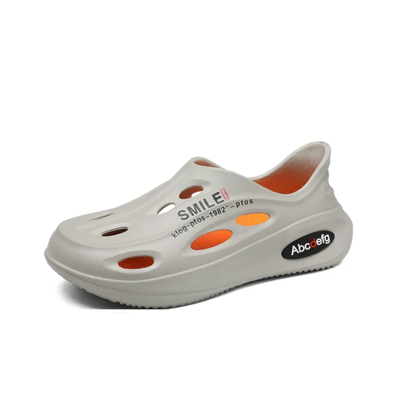 Budding Bear EVA Odor Resistant Abrasion Resistant Slip Resistant Closed Toe Slippers Men's-7