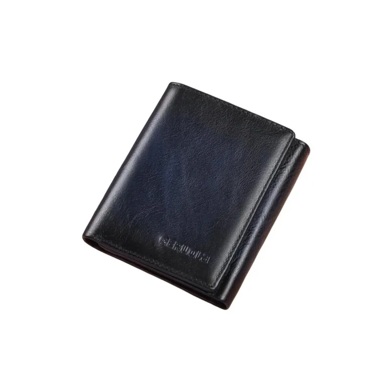 Gorora Top Grain Cow Leather Wallet Men's Multicolor-4