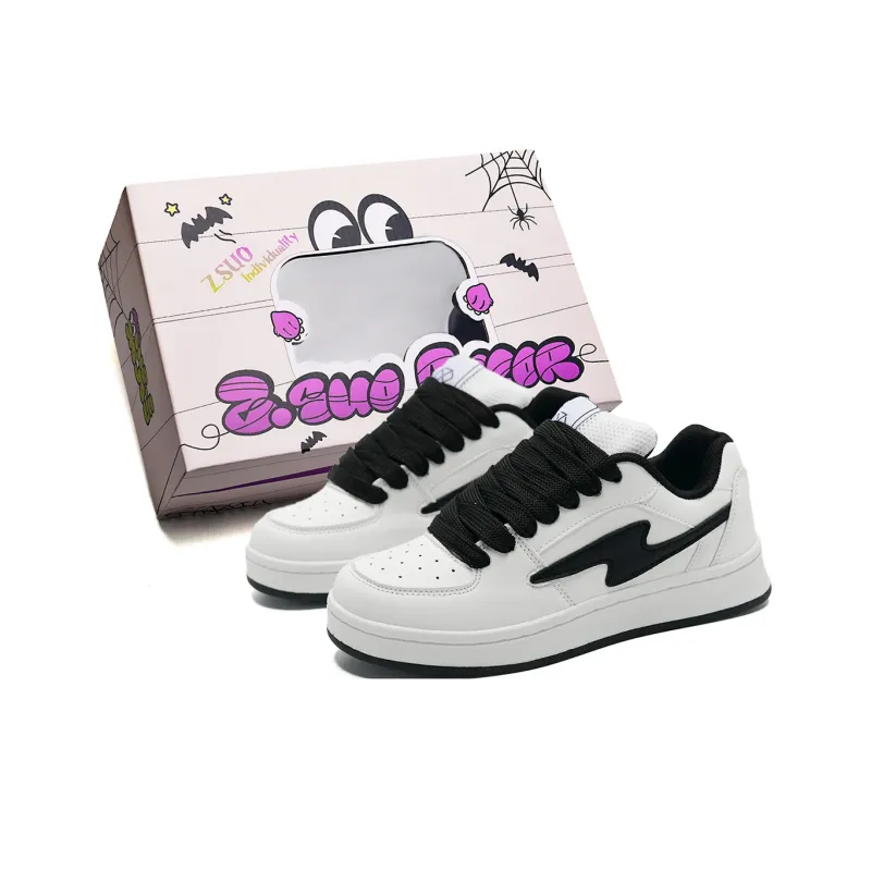 Z.SUO Coverage Waterproof Abrasion Resistant Lightweight Low Top Skateboard Shoes Unisex-6