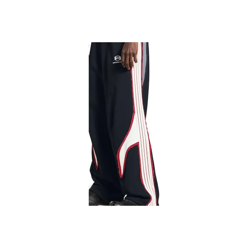 Balenciaga Knitted Sweatpants Loose Fit Men's Black-5