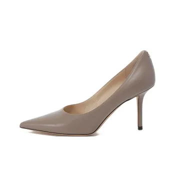 Jimmy Choo LOVE Slim Heel High Heels 8.5cm Women's Taupe Gray