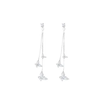 ALI THE FOX 925 Sterling Silver Earrings Women's