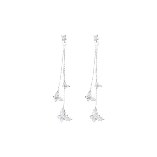 ALI THE FOX 925 Sterling Silver Earrings Women's