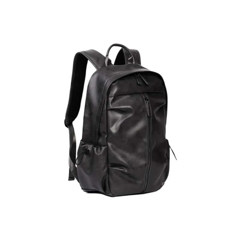 VIHUS PU Backpack Men's Khaki/Black-7