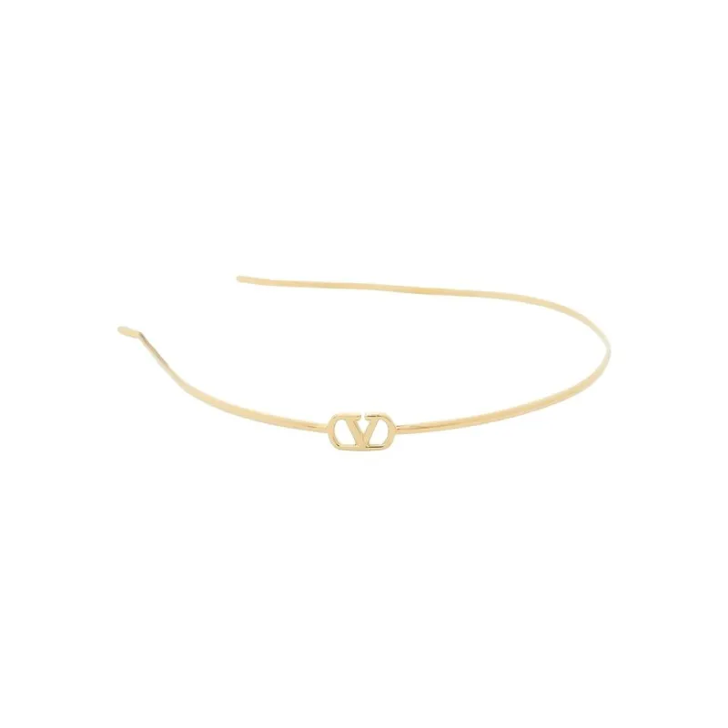 Valentino Brass Headbands Women's Gold-3