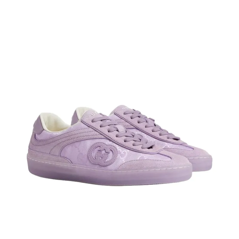 GUCCI G75 Low Top Skateboard Shoes Women's Purple-2