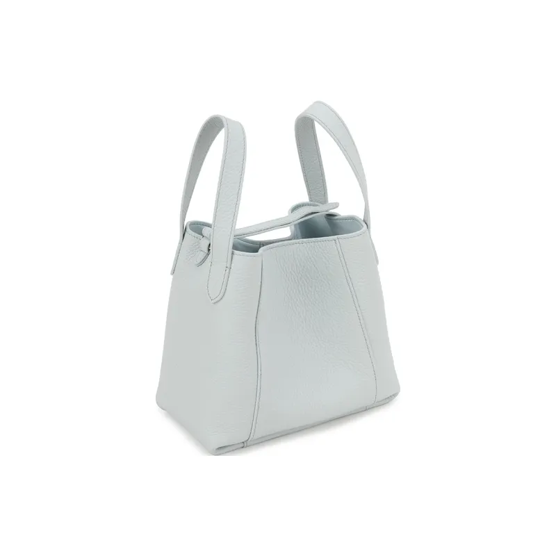 VENOF Top Grain Cow Leather Bucket Bag, Shoulder Bag, Crossbody Bag, Handbag Trumpets Women's Multicolor-12