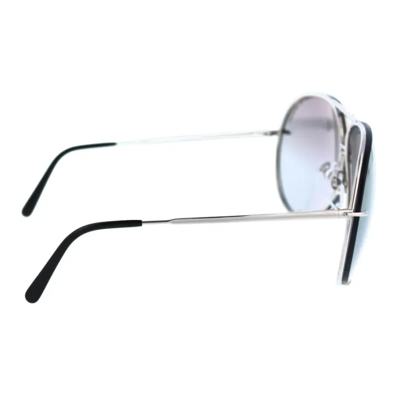 PORSCHE DESIGN Metal Aviator Sunglasses Men's Silver-2
