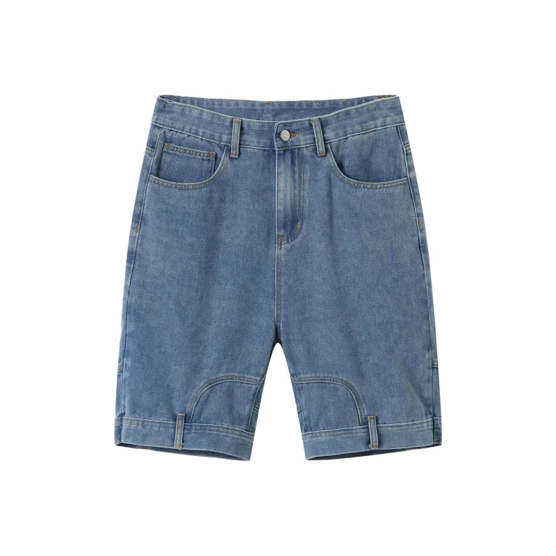 Emoji Denim Shorts Unisex-1