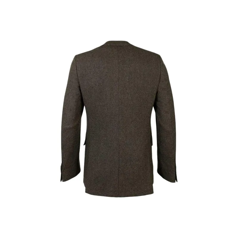 HUGO BOSS Business Suit Coat Men's Dark Brown-5