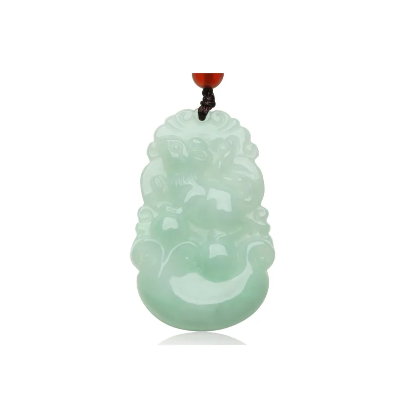 Oriental Jade Glutinous Jade Jadeite Necklaces Unisex-5