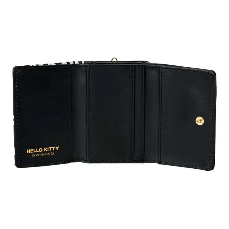 Sanrio Synthetic Leather Wallet Women's Black-2