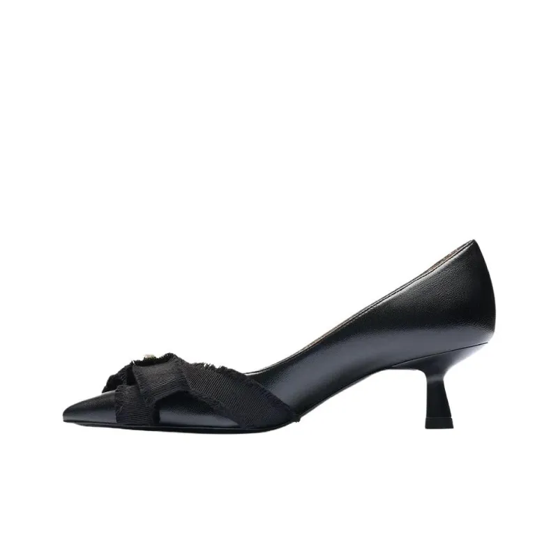 Stuart Weitzman/SW Bowie Pump Slim Heel High Heels 5cm Women's Black-0