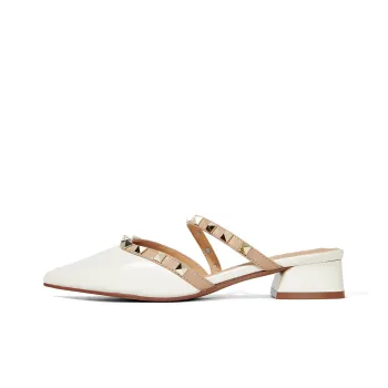 PT'SON Rubber Sole Quiet Closed Toe Slippers Women's