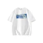 [100% cotton]White (Ho Fluid Blue)