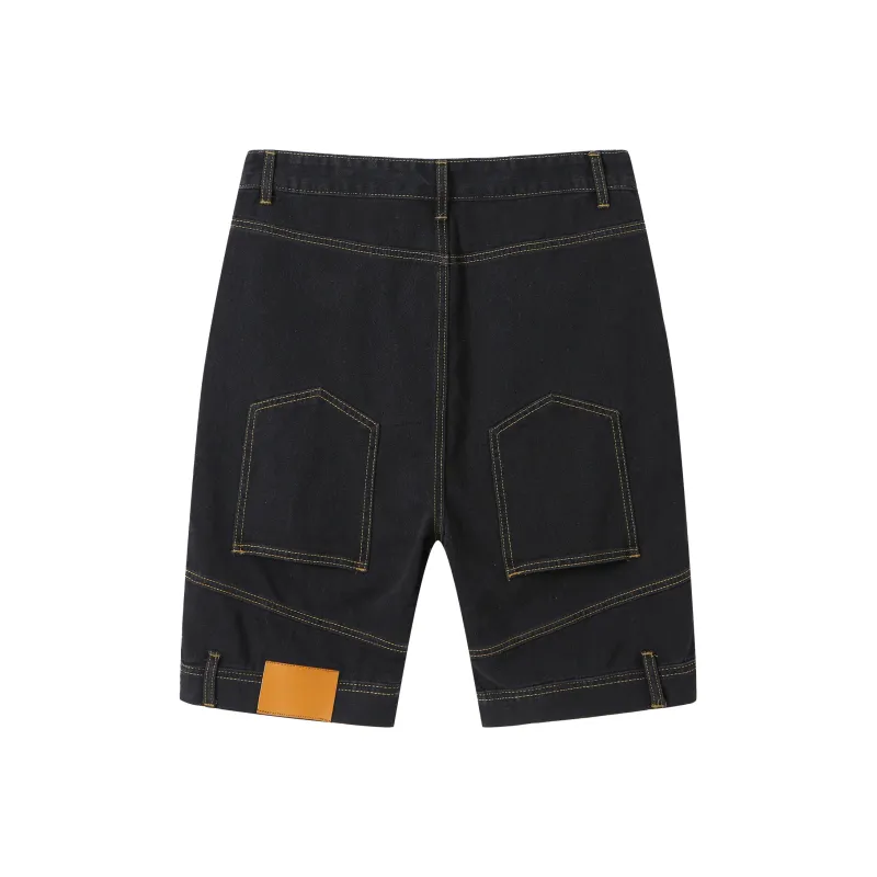 Emoji Denim Shorts Unisex-6