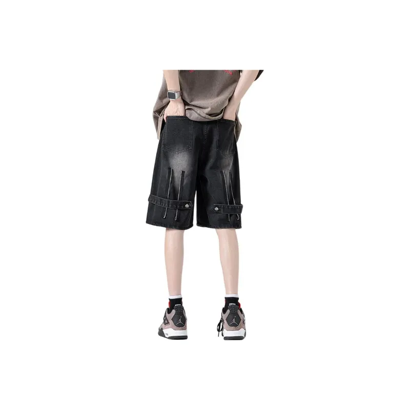 SUNSETMONENT Denim Shorts Unisex-0