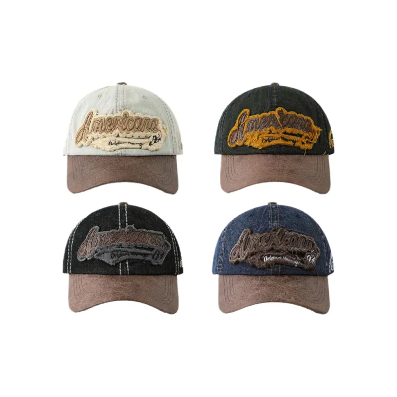 YALMY Cotton Fabric Baseball Caps Unisex-1