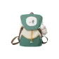 Green + scarf rabbit pendant