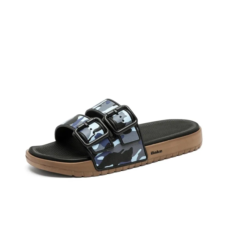 BAKE EVA Slip Resistant Odor Resistant Abrasion Resistant Slide Slippers Men's-5