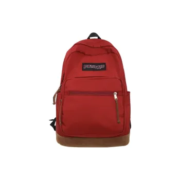 WICKBUEN Nylon Backpack Regular Unisex Red/Black/Blue