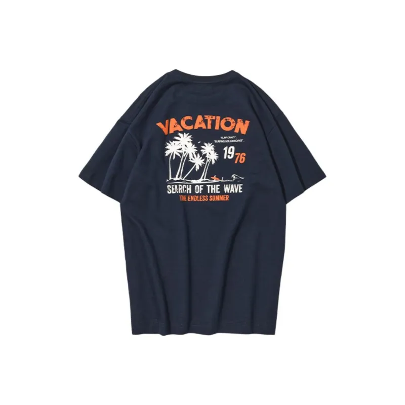 ZUO T Shirts Men Navy Blue-1