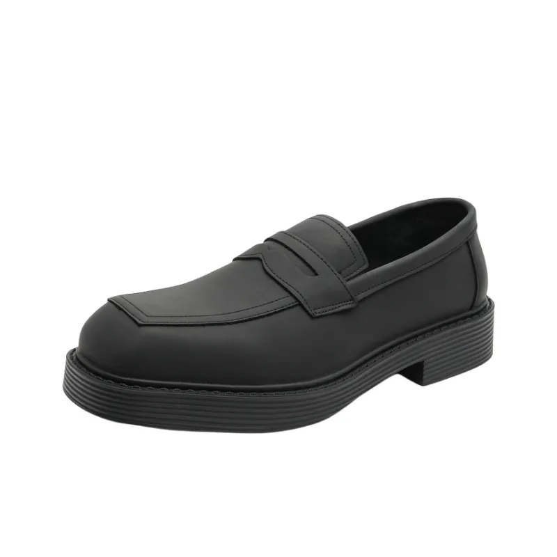 SOBB Loafers Men Black/Red/Brown/Green/Patent Leather/Blue/Purple/Charcoal Black/Gray-42