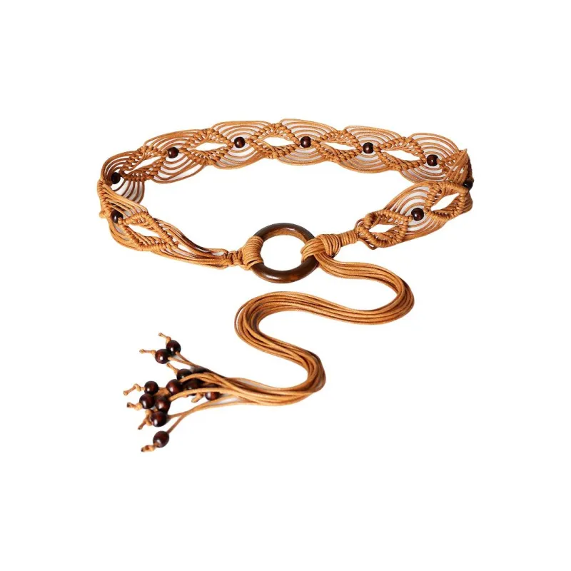 JEANSWEST Wax Cord Belt Women's 4CM-23