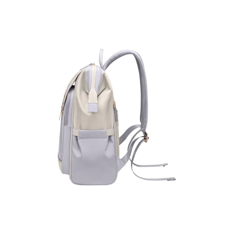 POLO Fabric Backpack Women's Apricot Purple-1