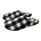 Black[Vintage Color Block Plaid]