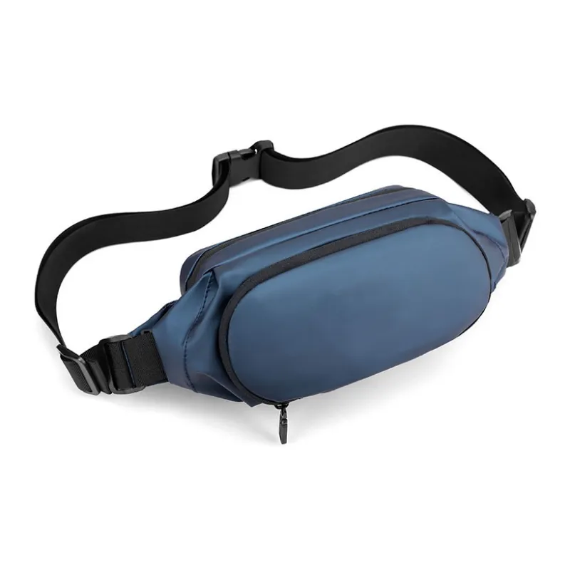 Boniu Nylon Fabric One Shoulder Fanny Pack, Crossbody Bag, Sling Bag Men's Multicolor-0