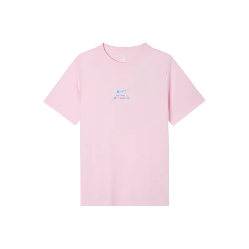 Nike Sportswear Essential Women's Loose Fit Cotton T-Shirt Pink-4