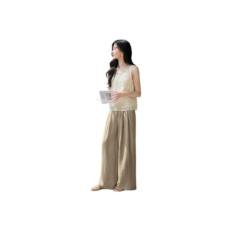 XWI Casual Suits Women's Raw White & Khaki-0