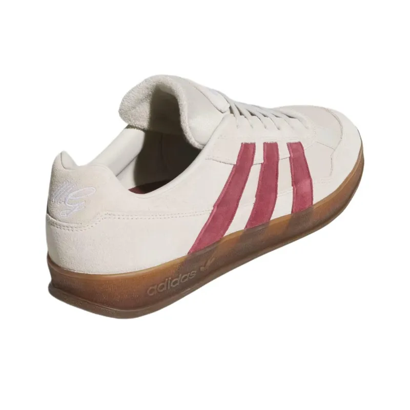 Adidas Originals Aloha Super Anti Slip Wear Resistant Low Top Skateboard Shoes Men's Beige-3