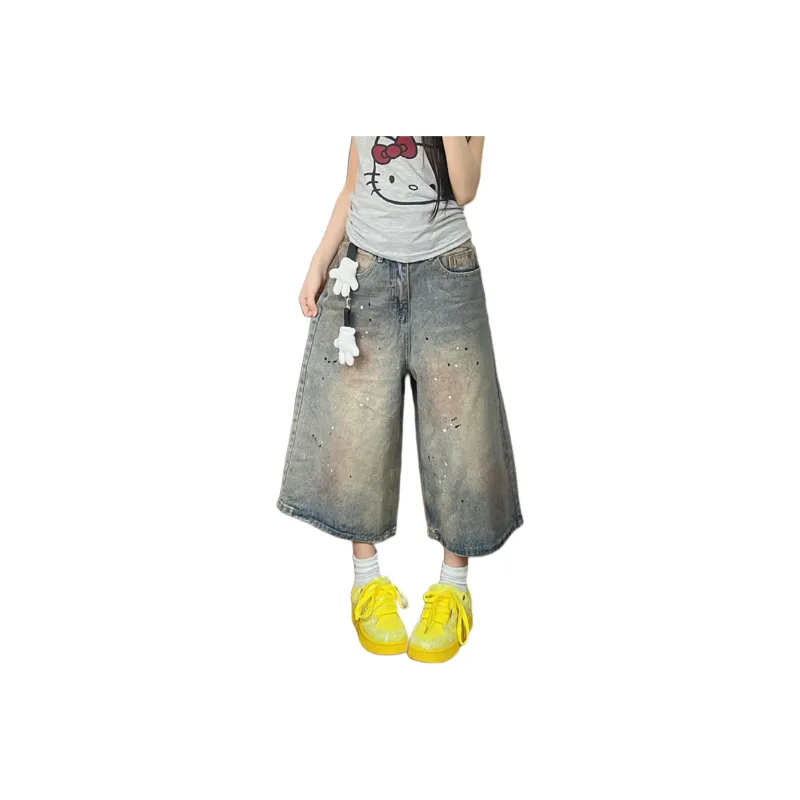 CORNILOT Denim Shorts Unisex Blue-0