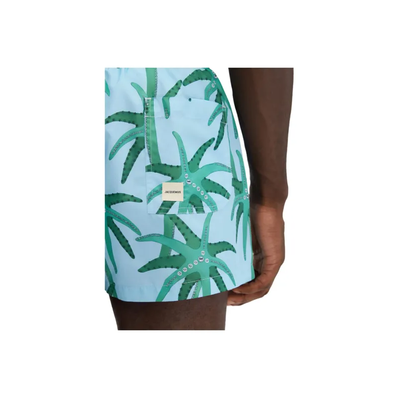 Jacquemus Floral Printed Thigh Length Shorts-4